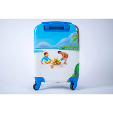 Load image into Gallery viewer, Kids Luggage:   Boy Beach Theme Luggage:  Toddler-to Youth Melanated Travel Bags (7570940821740)
