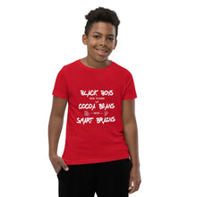 Load image into Gallery viewer, Youth Short Sleeve T-Shirt-Positive images For Black Boys Melanated Designs (7576683741420)
