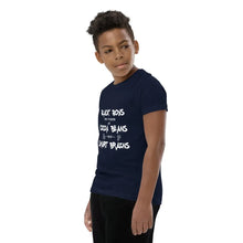 Load image into Gallery viewer, Youth Short Sleeve T-Shirt-Positive images For Black Boys Melanated Designs (7576683741420)
