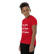 Load image into Gallery viewer, Youth Short Sleeve T-Shirt-Positive images For Black Boys Melanated Designs (7576683741420)
