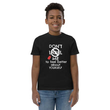 Load image into Gallery viewer, Youth jersey t-shirt For Boys Melanated Designs (7576682627308)
