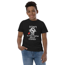 Load image into Gallery viewer, Youth jersey t-shirt For Boys Melanated Designs (7576682627308)
